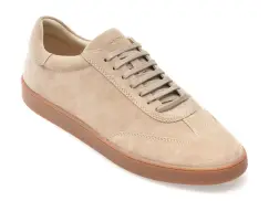 Pantofi sport GEOX gri, U45CHC, din piele intoarsa imagine