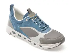 Pantofi sport GEOX gri, U46HRA, din material textil imagine