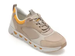 Pantofi sport GEOX gri, U46HRA, din material textil imagine