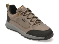 Pantofi sport GEOX gri, U55EZA, din piele ecologica imagine