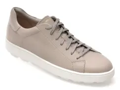 Pantofi sport GEOX gri, U55GPC, din piele naturala imagine
