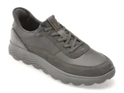 Pantofi sport GEOX gri, U56MPA, din piele naturala imagine