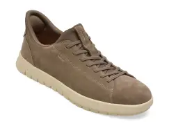Pantofi sport GEOX gri, U65MAA, din piele intoarsa imagine