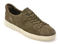 Pantofi sport GEOX kaki, U56MAA, din piele intoarsa imagine