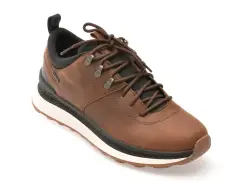 Pantofi sport GEOX maro, U56HMA, din piele naturala imagine