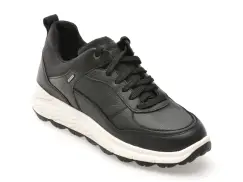 Pantofi sport GEOX negri, D3626D, din piele naturala imagine