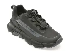 Pantofi sport GEOX negri, J46LCC, din material textil imagine