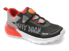 Pantofi sport GEOX negri, J65LYA, din material textil imagine