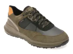 Pantofi sport GEOX negri, U36E0A, din piele naturala imagine