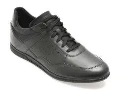 Pantofi sport GEOX negri, U554GC, din piele naturala imagine