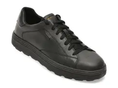 Pantofi sport GEOX negri, U56LUC, din piele naturala imagine
