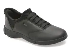 Pantofi sport GEOX negri, U56MXB, din piele naturala imagine