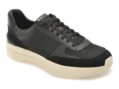 Pantofi sport GEOX negri, U656KA, din material textil imagine