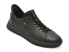 Pantofi sport GEOX negri, U65MAA, din piele naturala imagine