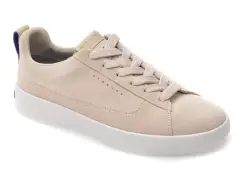 Pantofi sport GEOX nude, D658KD, din piele intoarsa imagine