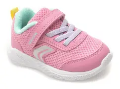 Pantofi sport GEOX roz, B454TD, din material textil imagine