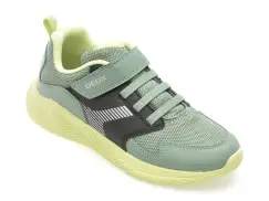 Pantofi sport GEOX verzi, J55GBA, din material textil imagine
