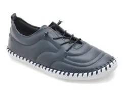 Pantofi sport GOLD DEER bleumarin, 2201620, din piele naturala imagine