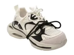 Pantofi sport GRYXX alb-negru, 109, din material textil imagine