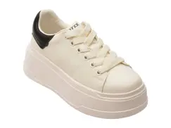 Pantofi sport GRYXX alb-negru, 2608, din piele naturala imagine