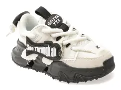 Pantofi sport GRYXX alb-negru, 351216, din material textil imagine
