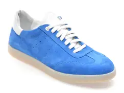 Pantofi sport GRYXX albastri, MBX37, din piele intoarsa imagine