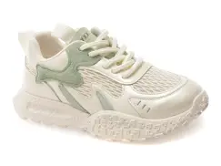 Pantofi sport GRYXX albi, 106, din material textil si piele natuala imagine