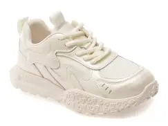 Pantofi sport GRYXX albi, 106, din material textil si piele naturala imagine