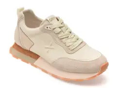 Pantofi sport GRYXX albi, 110169, din piele naturala imagine