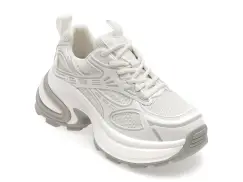 Pantofi sport GRYXX albi, 1199, din material textil imagine