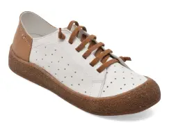 Pantofi sport GRYXX albi, 13011, din piele naturala imagine