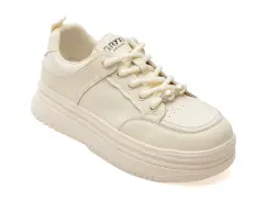 Pantofi sport GRYXX albi, 1701, din piele naturala imagine
