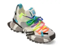 Pantofi sport GRYXX albi, 18159, din material textil imagine