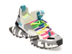 Pantofi sport GRYXX albi, 18159, din material textil imagine