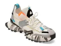 Pantofi sport GRYXX albi, 18159, din material textil imagine