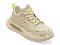 Pantofi sport GRYXX albi, 18752, din piele naturala imagine