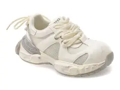 Pantofi sport GRYXX albi, 2063, din material textil si piele naturala imagine