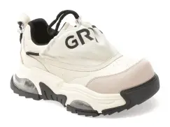 Pantofi sport GRYXX albi, 2065, din piele naturala imagine
