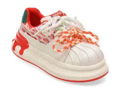 Pantofi sport GRYXX albi, 212919, din piele naturala imagine