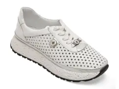 Pantofi sport GRYXX albi, 2191558, din piele naturala imagine