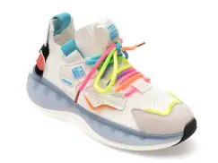 Pantofi sport GRYXX albi, 221035, din material textil imagine