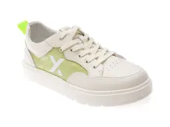 Pantofi sport GRYXX albi, 23171, din piele naturala imagine