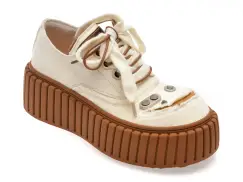 Pantofi sport GRYXX albi, 240013, din material textil imagine