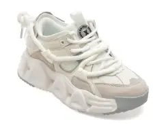 Pantofi sport GRYXX albi, 24120, din material textil imagine