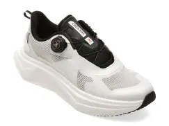 Pantofi sport GRYXX albi, 24122, din material textil imagine