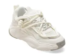 Pantofi sport GRYXX albi, 25085, din material textil imagine