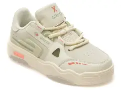Pantofi sport GRYXX albi, 2A3227, din piele naturala imagine