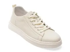 Pantofi sport GRYXX albi, 300166, din piele naturala imagine