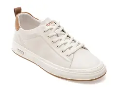 Pantofi sport GRYXX albi, 3081, din piele naturala imagine