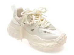 Pantofi sport GRYXX albi, 3169, din material textil imagine